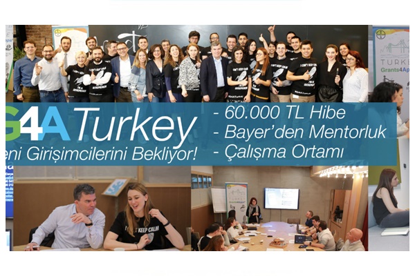 Bayer Girişim Hızlandırma Programı Grants4Apps Turkey 2019 için Başvurular Başladı